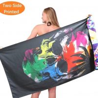 Printed Sand Free Microfiber Suede Beach Towel