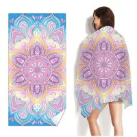 microfiber round bath towel