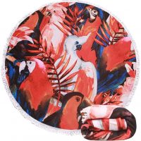 Oversized Circle Microfiber Multi-Purpose Yoga Mat Towels - Image 4
