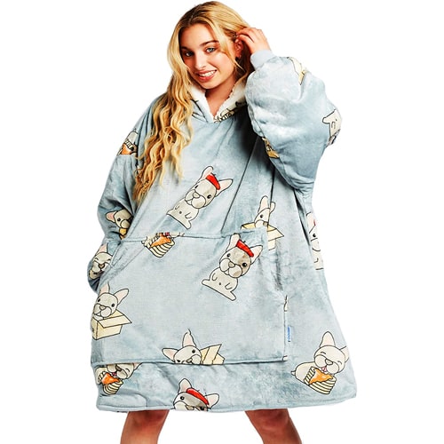 All in discount one hoodie blanket