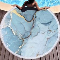 100% Cotton Polyester Round Yoga Beach Towels