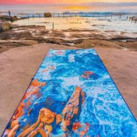 Sand Free RPET Waffle Compact Beach Towels