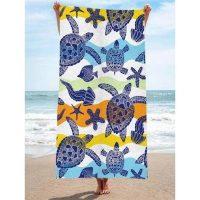 Heavyweight Microfiber Beach Towel With Pockets Party Favors - Image 5