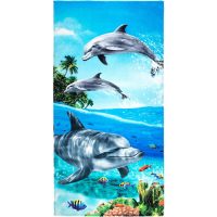 animal print beach towel