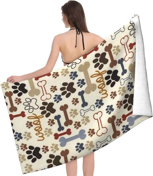 Design Animal Print Towels of Bathroom