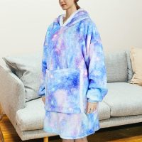 Soft Sherpa Blanket Hoodie for Adults