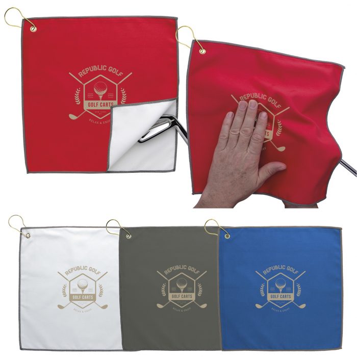 Double Layer Personalised Golf Towel