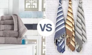 apperance of beach towel and bath towel