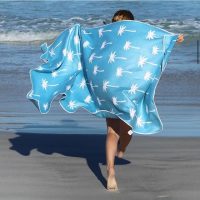 Super Dry Tropical Kids Small Personalised Beach Towels