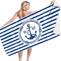 Super Promotional Portable Thin Embroidered Australia Beach Towels in Airplane