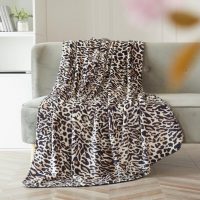 Custom Embroidered Boys Girl Flannel Blankets for Bedroom Sofa Multifunctional Mats