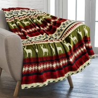 Customized Monogrammed Sofa Warm Winter Throw Blanket Bed Cover Decorative Flannel Blanket