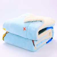 Personalized Weighted Sherpa Thick Blanket for Kids Adults Blanket Mat for Sofa Beds Office