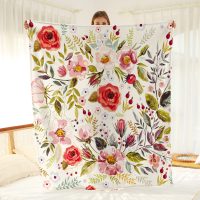 Popular Personalized Throws and Printed Soft Warm Comfortable Sleep Flannel Blankets for Air Conditioning