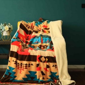 Printed sherpa throw blanket wholesale OEM