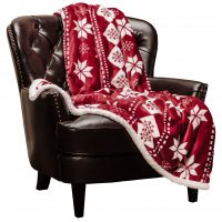 Amazon Photo Print Luxury Super Soft Striped Faux Fur Throw Blankets with Sherpa Back Warm Milky