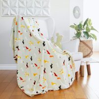Classical Traditional Woven Softan Flannal Throw Blanket Super Soft Plush Fleece Blanket for Couch Bed Fuzzy