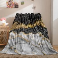 Custom Package Paper Wrap Baby Flannel Fleece Blanket Super Soft Warm Portable Plush Sofa Bed Couch Throw Cover