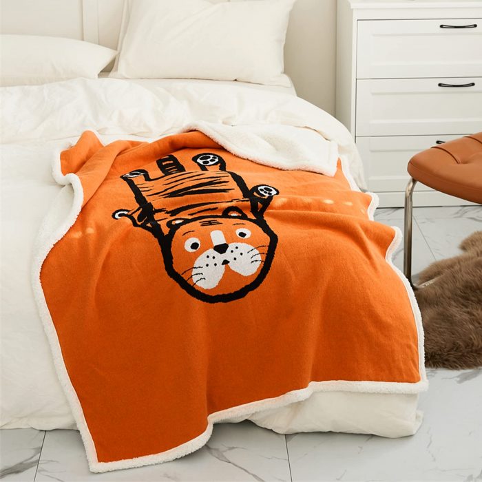 Custom Sublimation King Queen Size Coral Fleecce Blankets Soft Flannel Autumn Game Blanket Sofa Cover Home Bedding