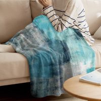 Customize Design Throw Blanket with Personal Pictures Soft Plush Fleece Flannel Couch Sofa Bed