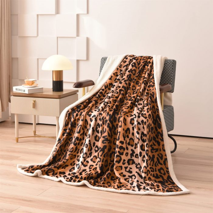 Embroidered Flannel Blankets for Adults Portable Soft Fleece Bed Cover Sofa Funny Plush Bedspread King Size