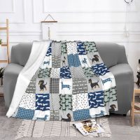 Flannel Fleece Throw Blanket with Custom Design Soft Throw for Sofa Bed Office Couch Throw Twin Queen