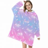 New Anime Bedsure Sherpa Fleece Blanket Hooded Superfine Fiber Soft Bedspread Baby Robe Winter