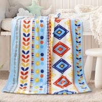 Personalized Plaid Checker Christmas Throw Blankets for Adults Soft Flannel Fleece Throw for Sofa Couch