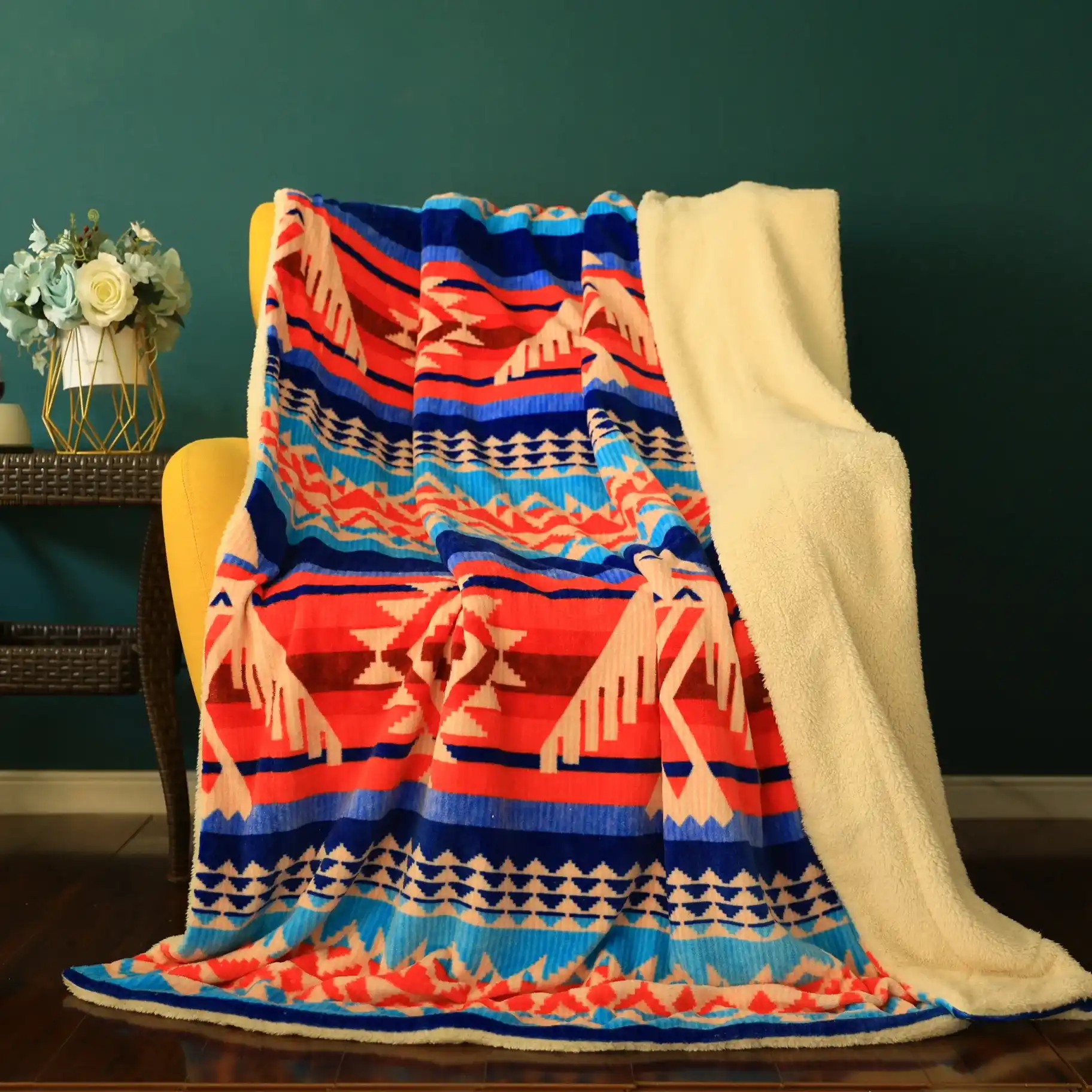 Home décor retailer throw blanket wholesale