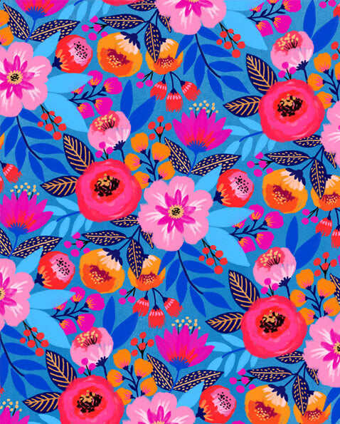 Fleur floral premium pattern artwork swatch