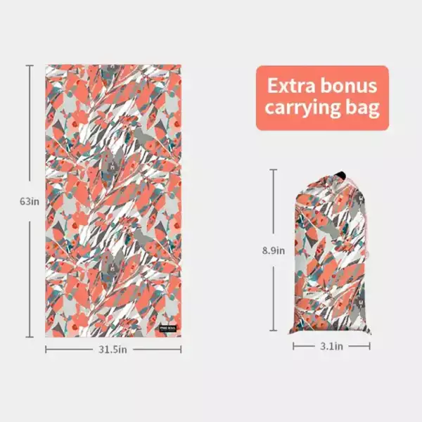 beach towel size beach towel size