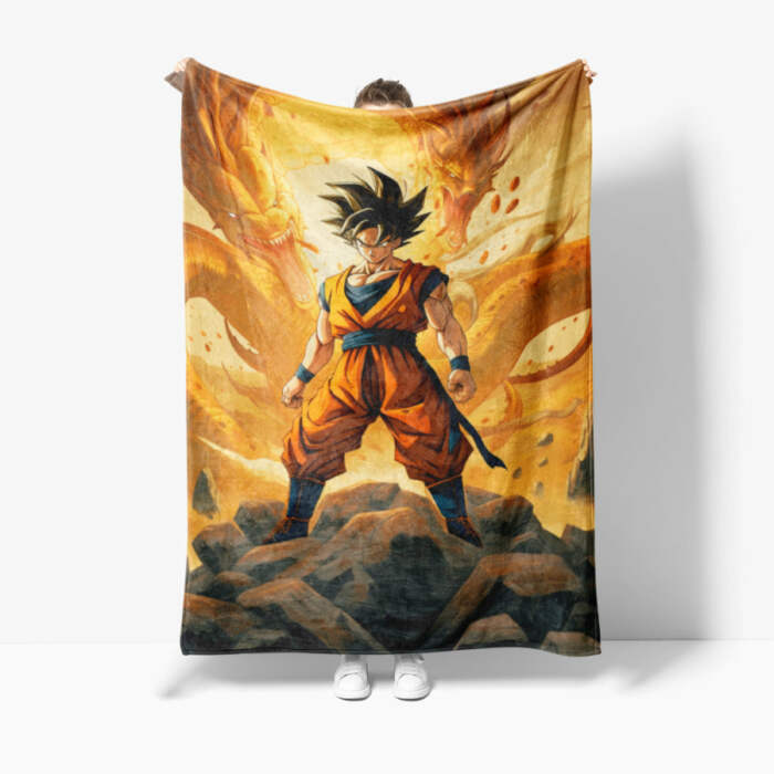 Dragon Ball Ultra Intinct Goku Blanket