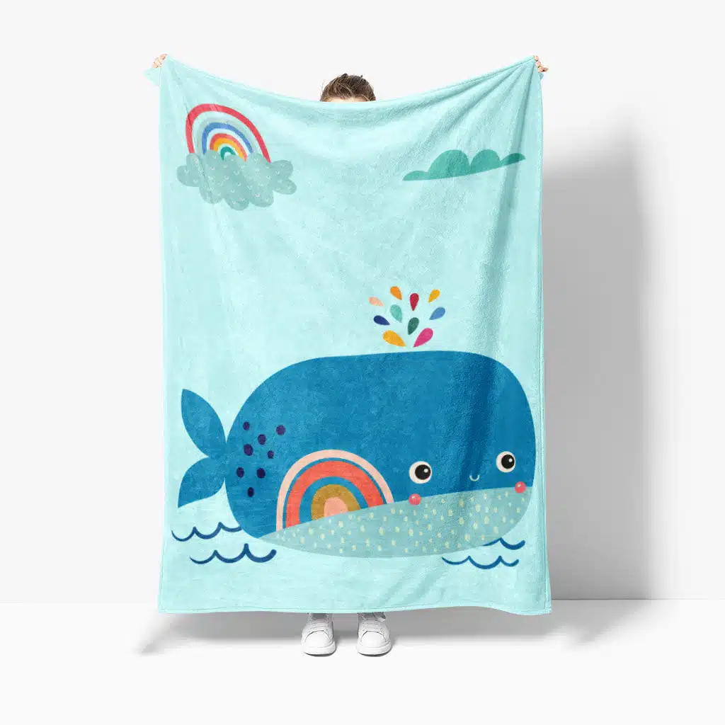 couverture en flanelle imprimée