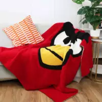 Angry Birds custom festive fleece bedding
