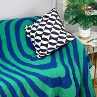 green custom festive fleece bedding
