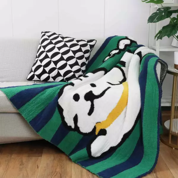 Custom festive fleece bedding