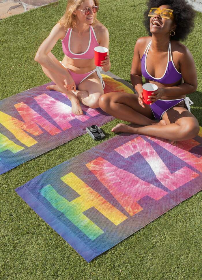 Artistic Custom Towel Design
