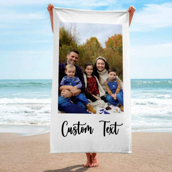 custom printing with logo beach towel 73