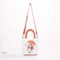 beige bucket bag