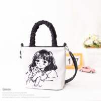 custom canvas bucket bag