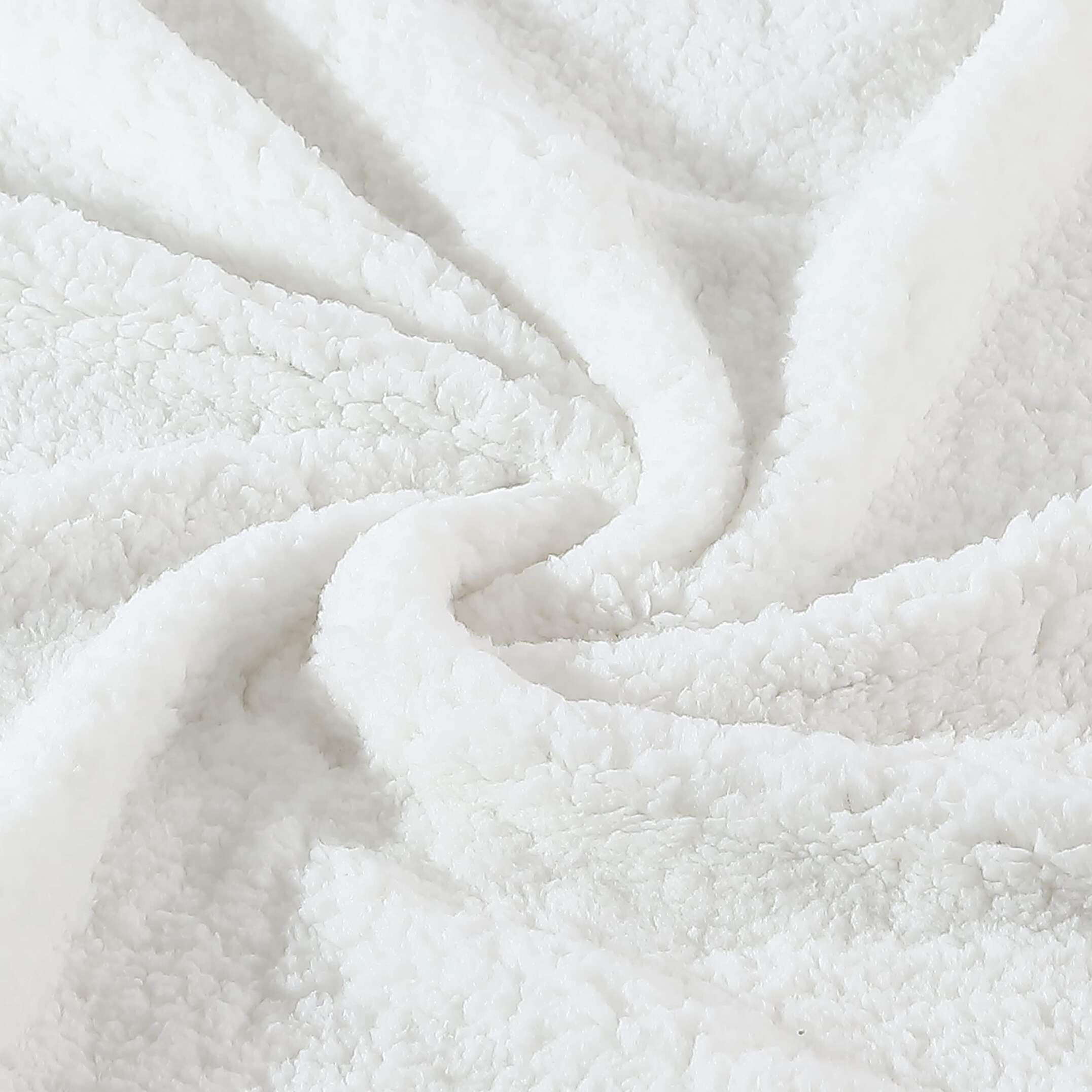 Hoodie blanket sherpa interior detail