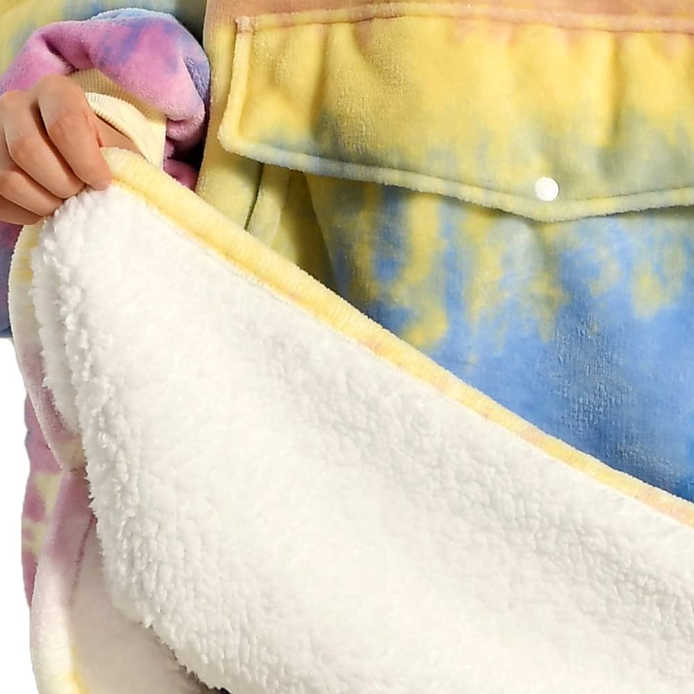 Custom printed hooded blanket all-over sublimation wholesale