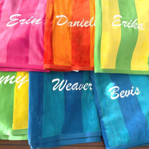 embroidery beach towel (1)