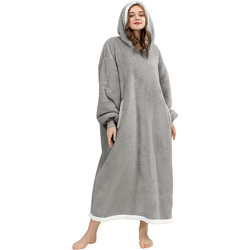 Corporate promotional hooded blanket gift wholesale