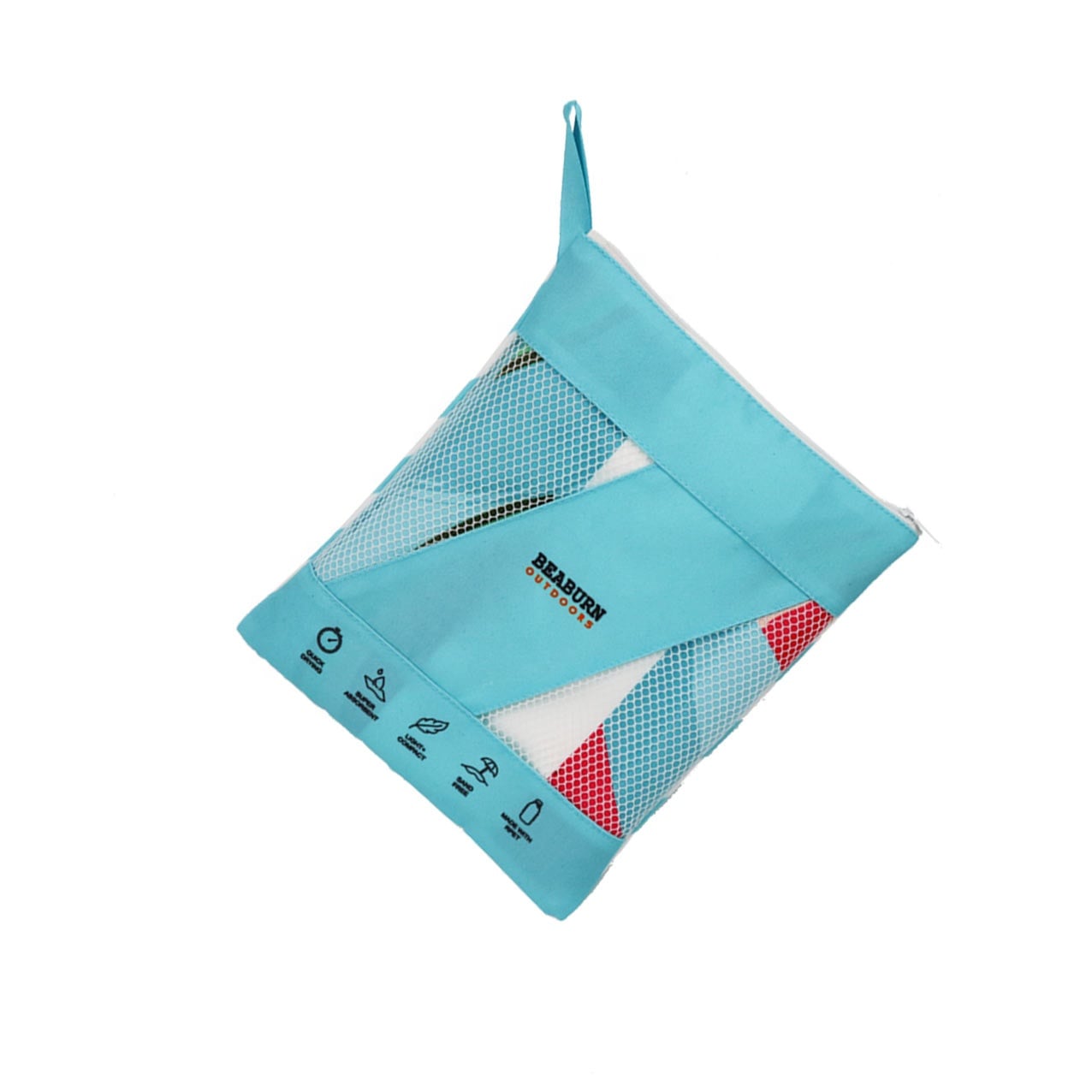 Hooded beach towel packaging display wholesale