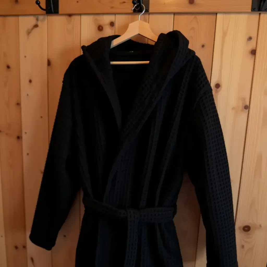 Custom waffle bath robe OEM wholesale lifestyle